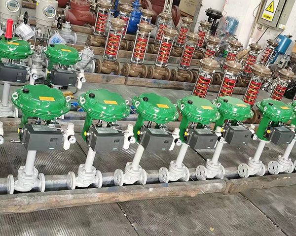 氣動/電動調(diào)節(jié)閥車間展示